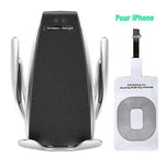 Car Wireless Charger 10W Induction Car Fast Wireless Charging With Car Phone Holder S5 - SuperGlim