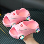Kids Glowing Slippers Cartoon Car Sandals - SuperGlim