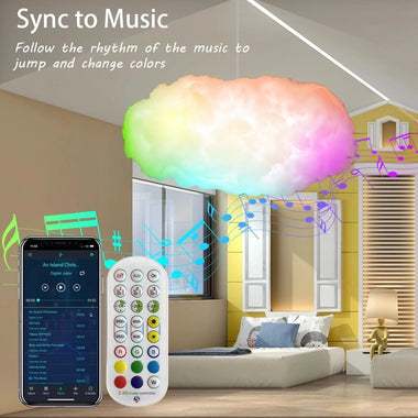 USB Cloud Light APP Control Music Synchronization 3D - SuperGlim